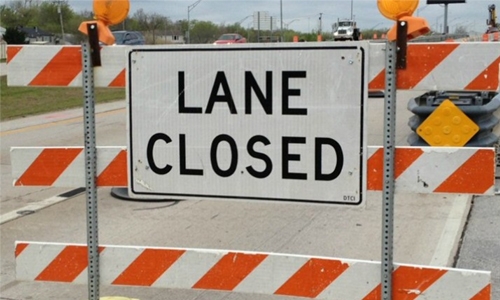 Lane closures 