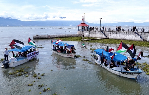 Gaza aid flotilla says hit by drone, Tunisia says none detected