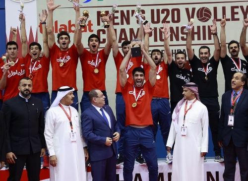 Iran crowned Asian U20  volleyball champions!