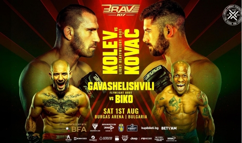 BRAVE CF 107 FULL CARD REVEALED AS BULGARIA PREPARES FOR ANOTHER HISTORIC NIGHT OF ACTION