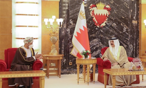 His Majesty King receives Omani Foreign Minister His Majesty King receives Omani Foreign Minister