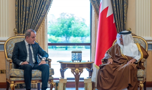 HRH the Crown Prince and Prime Minister Receives Azerbaijani Foreign Minister in Manama HRH the Crown Prince and Prime Minister Receives Azerbaijani Foreign Minister in Manama