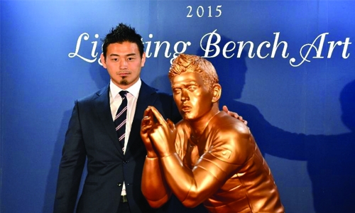 Japanese rugby star Goromaru made a ninja master Japanese rugby star Goromaru made a ninja master