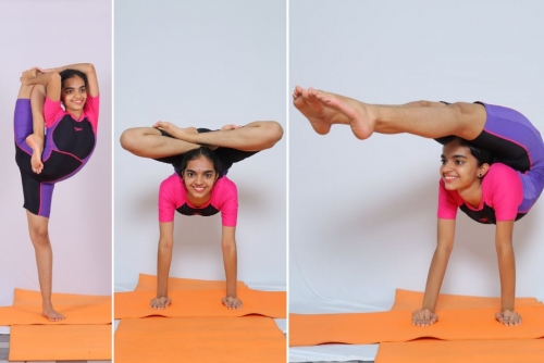 Thanushri to attempt another world yoga record Thanushri to attempt another world yoga record