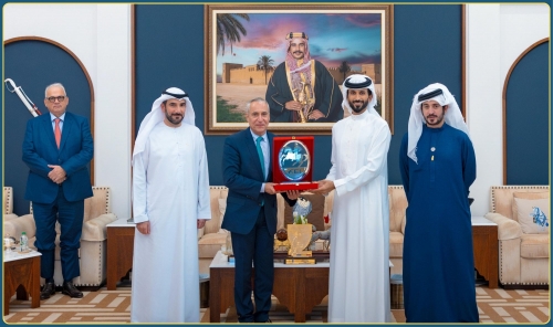 HH Shaikh Nasser Honored with FEI Gold Badge of Honour HH Shaikh Nasser Honored with FEI Gold Badge of Honour