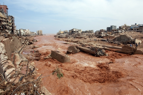 Fears mount of surging death toll in Libya flood disaster