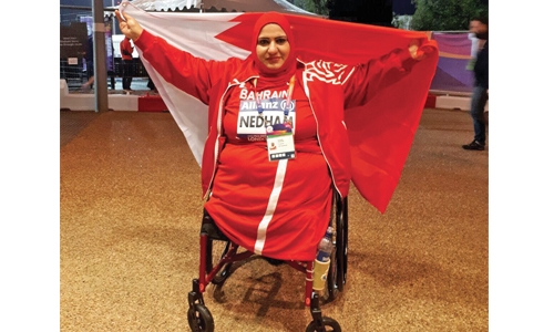Fatima wins gold at Para Athletics