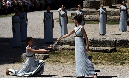 Flame lit for troubled Rio Games Flame lit for troubled Rio Games