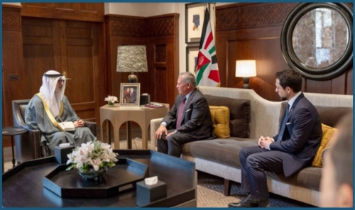 King of Jordan, Kuwait FM Discuss Ties and Regional De-escalation Efforts
