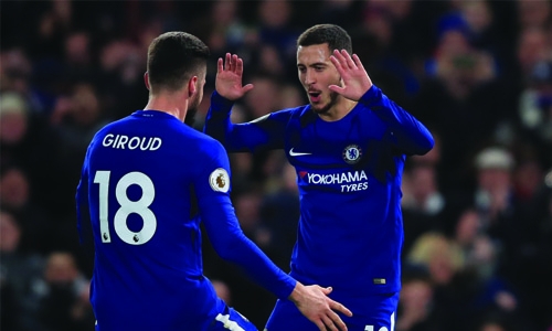 Hazard brace lifts Chelsea
