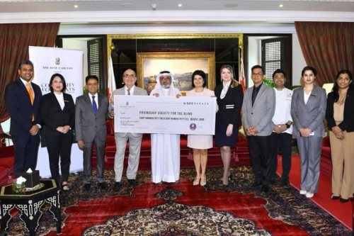 The Ritz-Carlton, Bahrain supports Friendship Society for the Blind through community footprints initiative