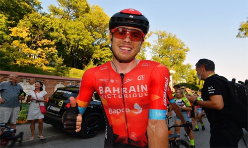 Team Bahrain Victorious rider Bauhaus sprints to victory in first stage of Tour de Pologne Team Bahrain Victorious rider Bauhaus sprints to victory in first stage of Tour de Pologne