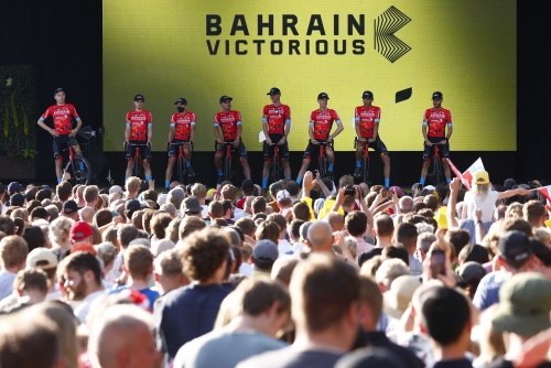 Bahrain Victorious kick off Tour de France podium bid