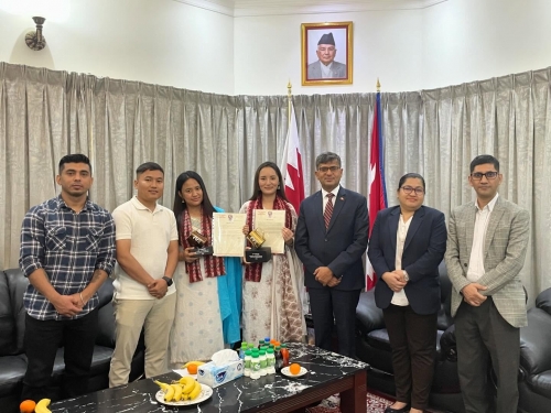 Nepali Baristas Honored by Embassy for Success at Bahrain Coffee Festival