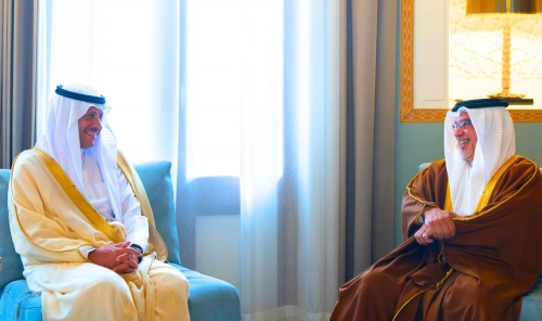 HRH the Crown Prince and Prime Minister meets with the Chairman of Acwa HRH the Crown Prince and Prime Minister meets with the Chairman of Acwa