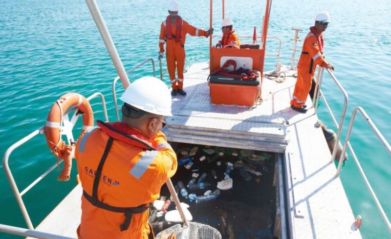 120 tons of sea debris collected by Abu Dhabi ports