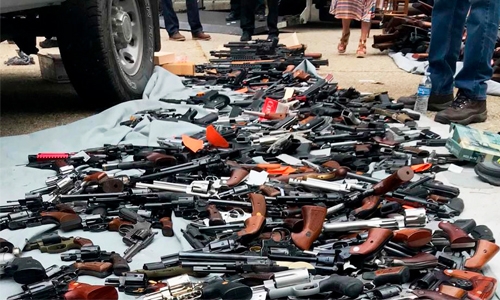 More than 1,000 guns seized at posh LA mansion More than 1,000 guns seized at posh LA mansion