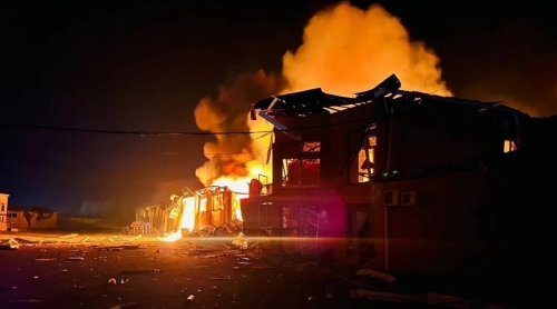 Russian Drone and Missile Strikes Kill Four in Kyiv Region