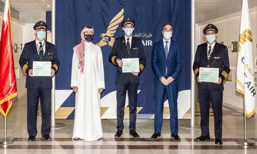 Gulf Air rewards 56 employees from various divisions