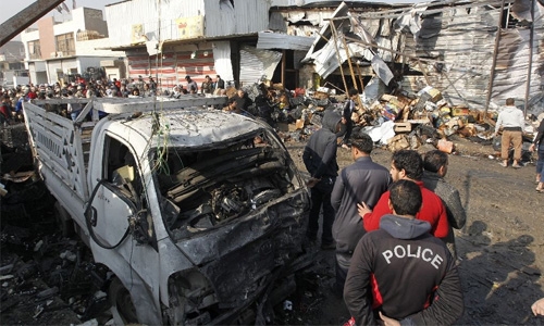 IS-claimed suicide bombings kill 35 in Iraq