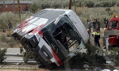 Driver of deadly Spain coach crash in critical condition Driver of deadly Spain coach crash in critical condition