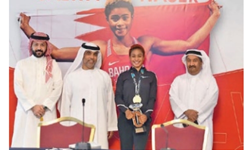 Special honour for athletic hero Salwa Special honour for athletic hero Salwa