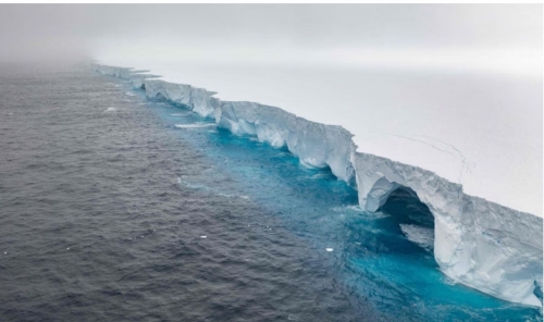 World's biggest iceberg runs aground, sparing wildlife haven island