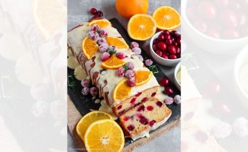 Cranberry Orange Loaf with Orange Glaze Cranberry Orange Loaf with Orange Glaze