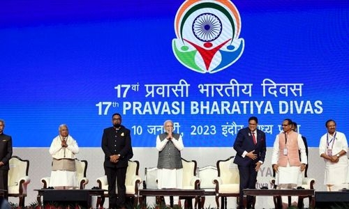 Indian PM Modi opens 17th Pravasi Bharatiya Divas Convention in Indore Indian PM Modi opens 17th Pravasi Bharatiya Divas Convention in Indore
