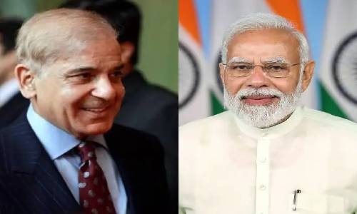 India's Modi congratulates Pakistan's newly-elected PM Shehbaz Sharif India's Modi congratulates Pakistan's newly-elected PM Shehbaz Sharif