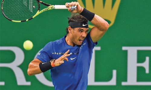 Gritty Nadal battles into Shanghai semifinals