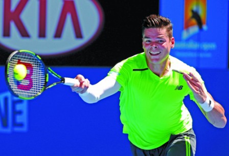  Raonic advances in Russia