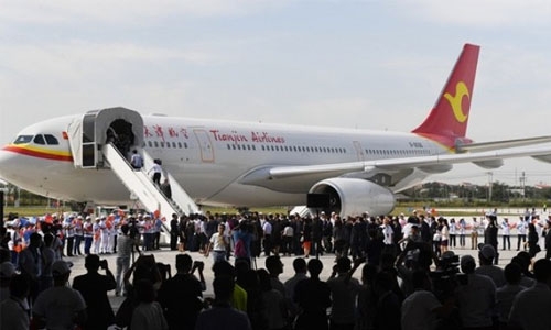 Airbus opens first plane-completion centre in China Airbus opens first plane-completion centre in China