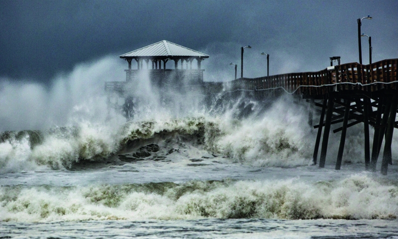 Fierce Florence starts battering east coast