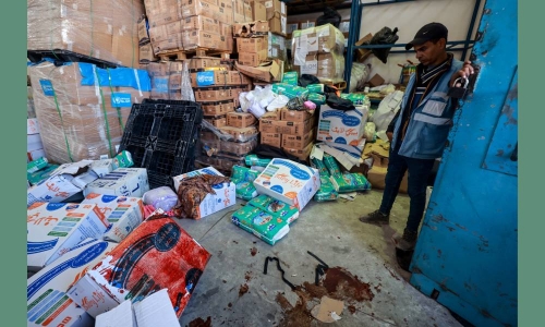 UN aid warehouse in Gaza hit by Israeli forces, employee left dead