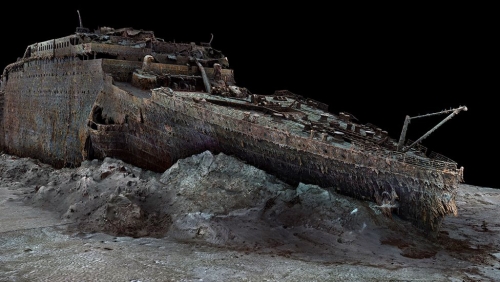 Titanic shipwreck captured in first full digital scan 