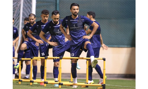 Bahrain national football team kick off local training