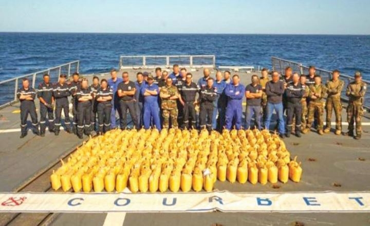 2020 second bust: FS COURBET seizes ‘three tonnes of narcotics’ 2020 second bust: FS COURBET seizes ‘three tonnes of narcotics’