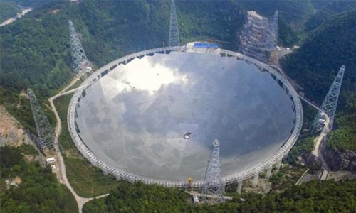 World's largest radio telescope starts operating in China World's largest radio telescope starts operating in China
