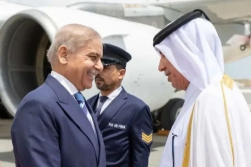 Guard of Honor Presented to PM in Qatar 