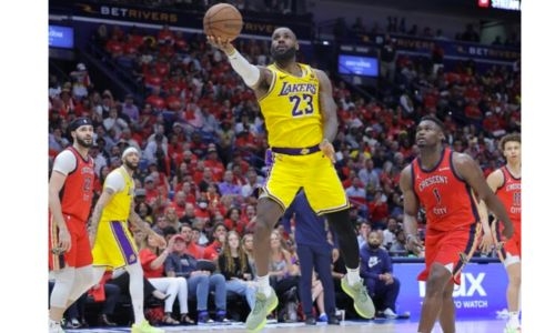 LeBron’s Lakers edge Pelicans to book playoff clash with Nuggets