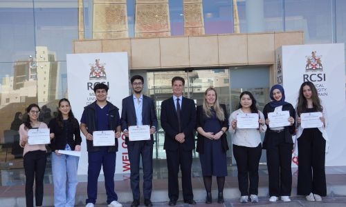 RCSI Medical University of Bahrain awards winners of 2023 Undergraduate Publication Award