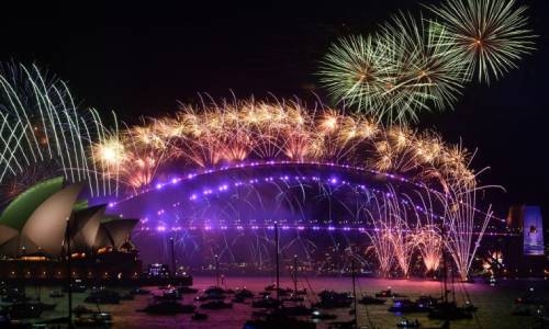 2022 begins in the Pacific with fireworks back on centre stage