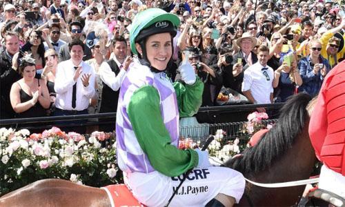Payne becomes first female jockey to win Melbourne Cup