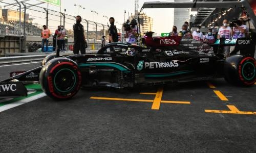 Hamilton fastest in opening practice in Saudi Arabia