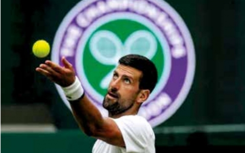 Djokovic inspired by Serena as he targets history at Wimbledon
