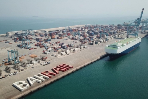 Khalifa Port Cargo Hits Two-Year High After Hormuz Disruption Khalifa Port Cargo Hits Two-Year High After Hormuz Disruption