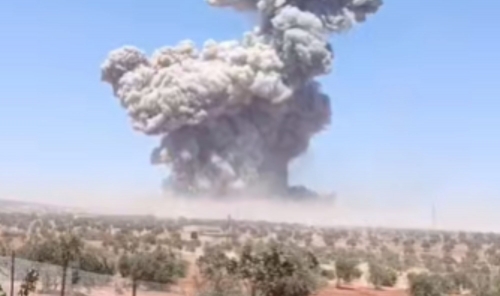 Deadly Blast Rocks Syria Thick Smoke Covers the Sky Deadly Blast Rocks Syria Thick Smoke Covers the Sky
