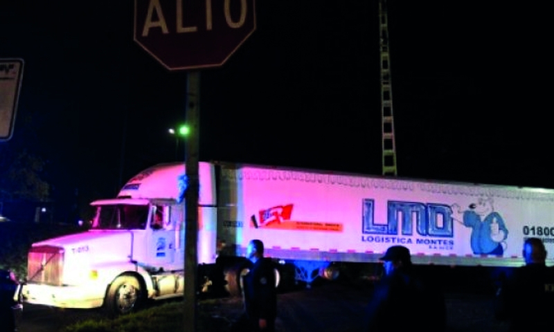 Official fired over odyssey of truck with 300 bodies