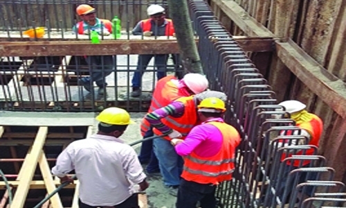 80pc progress in storm water drainage project 80pc progress in storm water drainage project